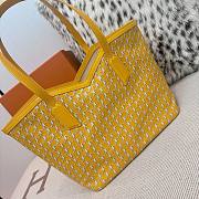 Fortok Moynat Canvas M Tote Bag Yellow Small 39×24×12cm - 2