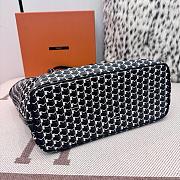 Fortok Moynat Canvas M Tote Bag Black Medium 45×27.5×14cm - 6