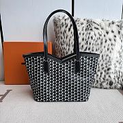 Fortok Moynat Canvas M Tote Bag Black Small 39×24×12cm - 1