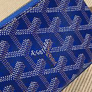 Fortok Goyard Senat Nano Key Pouch Blue 13 x 1 x 9 cm - 4