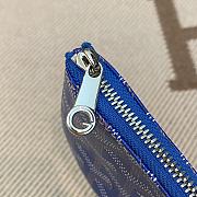 Fortok Goyard Senat Nano Key Pouch Blue 13 x 1 x 9 cm - 3