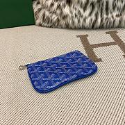 Fortok Goyard Senat Nano Key Pouch Blue 13 x 1 x 9 cm - 2