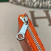 Fortok Goyard Senat Nano Key Pouch Orange 13 x 1 x 9 cm - 6