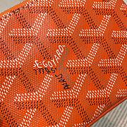 Fortok Goyard Senat Nano Key Pouch Orange 13 x 1 x 9 cm - 3