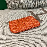 Fortok Goyard Senat Nano Key Pouch Orange 13 x 1 x 9 cm - 2