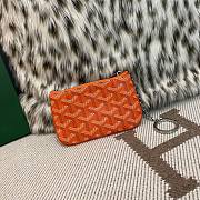 Fortok Goyard Senat Nano Key Pouch Orange 13 x 1 x 9 cm - 1