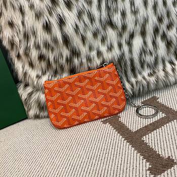 Fortok Goyard Senat Nano Key Pouch Orange 13 x 1 x 9 cm