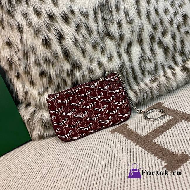 Fortok Goyard Senat Nano Key Pouch Rouge 13 x 1 x 9 cm - 1