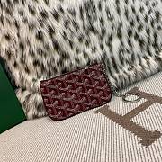 Fortok Goyard Senat Nano Key Pouch Rouge 13 x 1 x 9 cm - 1