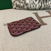 Fortok Goyard Senat Nano Key Pouch Rouge 13 x 1 x 9 cm - 5
