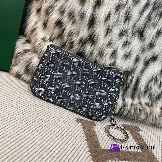 Fortok Goyard Senat Nano Key Pouch Grey 13 x 1 x 9 cm - 1