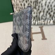 Fortok Goyard Senat Nano Key Pouch Grey 13 x 1 x 9 cm - 6