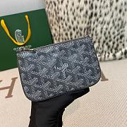 Fortok Goyard Senat Nano Key Pouch Grey 13 x 1 x 9 cm - 5