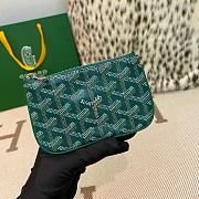 Fortok Goyard Senat Nano Key Pouch Green 13 x 1 x 9 cm - 1
