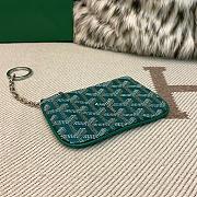 Fortok Goyard Senat Nano Key Pouch Green 13 x 1 x 9 cm - 4