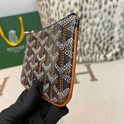 Fortok Goyard Senat Nano Key Pouch Black And Tan 13 x 1 x 9 cm - 5