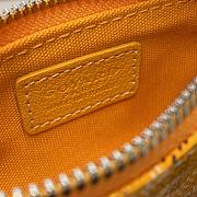 Fortok Goyard Senat Nano Key Pouch Yellow 13 x 1 x 9 cm - 4