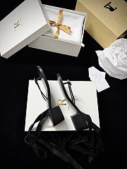 Fortok The Row Cord leather thong sandals Black - 4