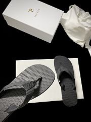 Fortok The Row Men's Dune Classic Sandals Black - 3