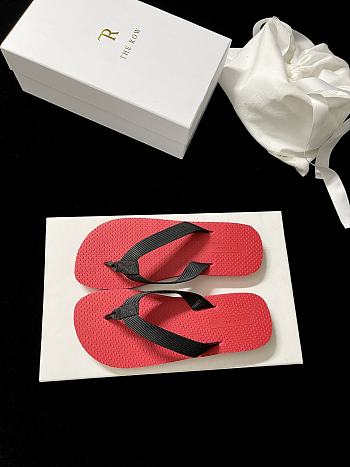 Fortok The Row Men's Dune Classic Sandals Red