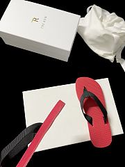 Fortok The Row Men's Dune Classic Sandals Red - 6