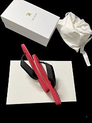 Fortok The Row Men's Dune Classic Sandals Red - 5