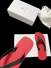 Fortok The Row Men's Dune Classic Sandals Red - 3