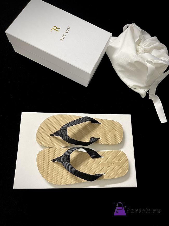 Fortok The Row Men's Dune Classic Sandals Yellow - 1