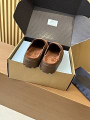 Fortok Prada Women's Brown Suede Loafer Brown - 4