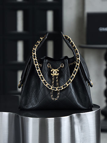 Fortok Chanel 25 Bag Black 30*26*14cm