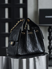 Fortok Chanel 25 Bag Black 30*26*14cm - 3