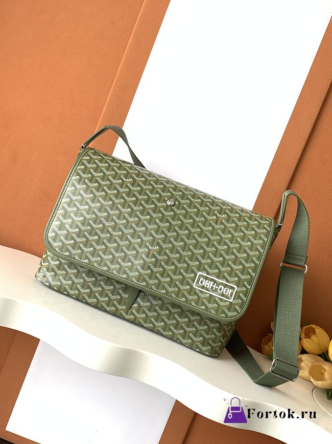 Fortok Capetien MM Messenger Bag Khaki 39 X 13 X 26 CM - 1