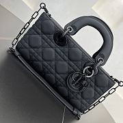 Fortok Dior Lady D-Joy Full Black 22 x 11 x 6 cm - 4