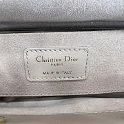 Fortok Dior Small Lady D-Joy Powder Beige Cannage Lambskin  22 x 11 x 6 cm - 3