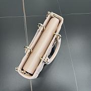 Fortok Dior Medium Lady D-Joy Bag Powder Pink Cannage Lambskin 26 x 13.5 x 5 cm - 5