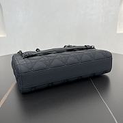 Fortok Dior Medium Lady D-Joy Bag Full Black 26 x 13.5 x 5 cm - 6