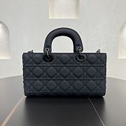 Fortok Dior Medium Lady D-Joy Bag Full Black 26 x 13.5 x 5 cm - 4