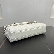 Fortok Dior Medium Lady D-Joy Bag White 26 x 13.5 x 5 cm - 5