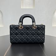 Fortok Dior Medium Lady D-Joy Bag Black 26 x 13.5 x 5 cm - 4
