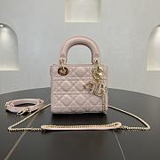Fortok Dior Lady Dior Light Pink 17 x 15 x 7 cm - 1