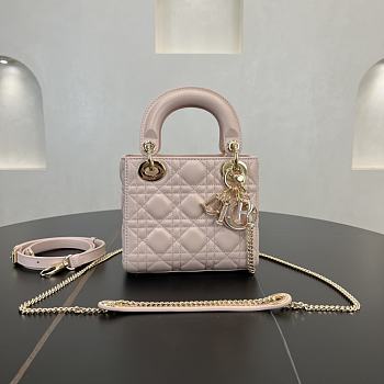 Fortok Dior Lady Dior Light Pink 17 x 15 x 7 cm