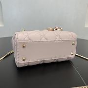 Fortok Dior Lady Dior Light Pink 17 x 15 x 7 cm - 6