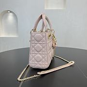 Fortok Dior Lady Dior Light Pink 17 x 15 x 7 cm - 5