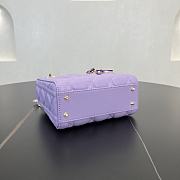 Fortok Dior Lady Dior Purple With Purple Charm Set 17 x 15 x 7 cm - 3
