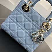 Fortok Dior Lady Dior Blue 17 x 15 x 7 cm - 6