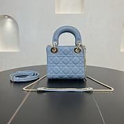Fortok Dior Lady Dior Blue 17 x 15 x 7 cm - 5
