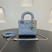 Fortok Dior Lady Dior Blue 17 x 15 x 7 cm - 1