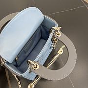 Fortok Dior Lady Dior Blue Black 17 x 15 x 7 cm - 3