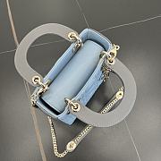 Fortok Dior Lady Dior Blue Black 17 x 15 x 7 cm - 2