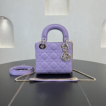Fortok Dior Lady Dior Purple 17 x 15 x 7 cm